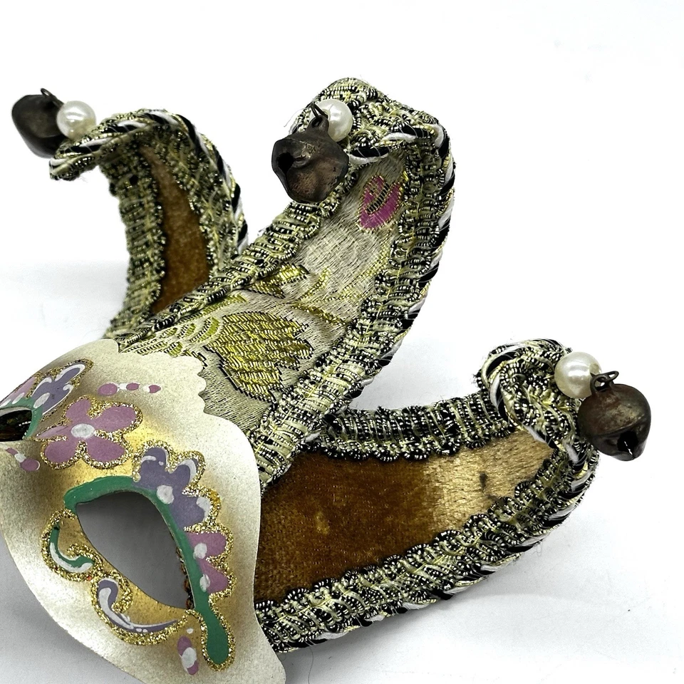 La Maschera Del Galeone Mini Mask Hand Painted In Venice Italy GUC SHIPS FAST - Imagem 4 de 4