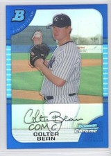 2005 Bowman Chrome First Year Blue Refractor 131/150 Colter Bean #330 0a1