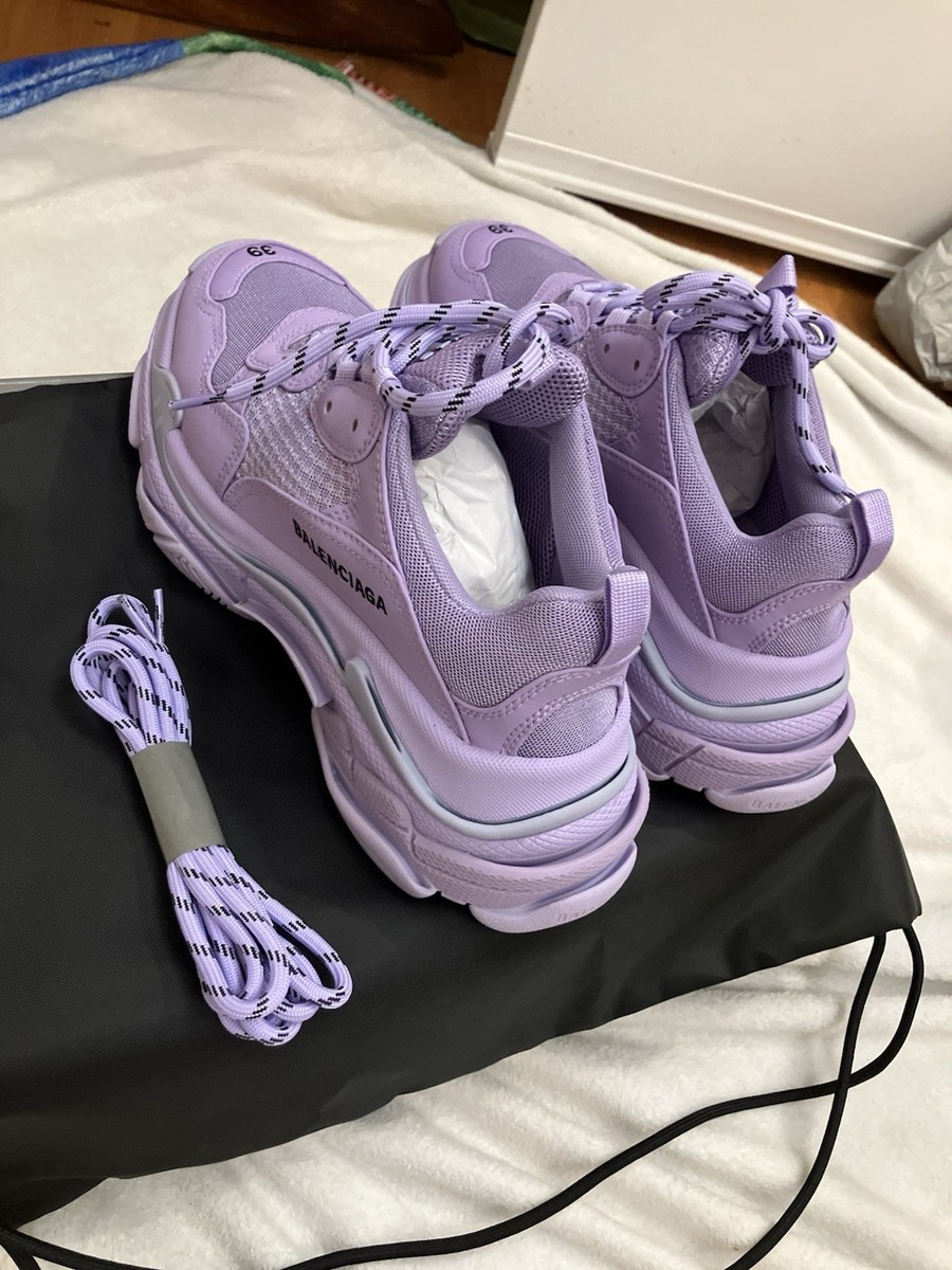 Balenciaga Triple S Sneakers Color Lila Size 9 | eBay