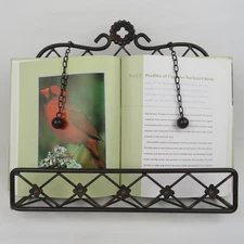 Metal Book Stand Cookbook Bible Reference Book Holder Easel 13"x 12.5"
