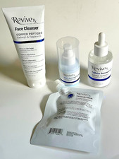 NEW ReviveRx COPPER PEPTIDES FACIAL SKIN CARE CLEANSE FIRM REPAIR HYDRATE