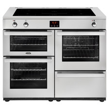 Belling Cookcentre 110cm Induction Range Cooker S. Steel 110Ei PROF Sta Grade C