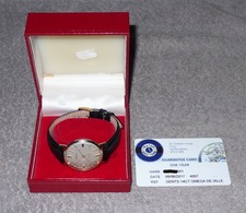 1963 OMEGA SEAMASTER DE VILLE AUTOMATIC WATCH WITH FULL 14ct GOLD CASE