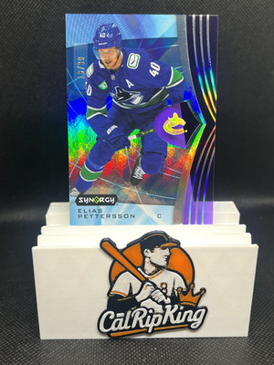 2023-24 Upper Deck Synergy #45 Elias Pettersson Purple #/99