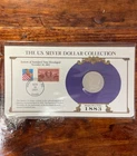 PCS 1883 Morgan Silver Dollar And Postage Stamp Set