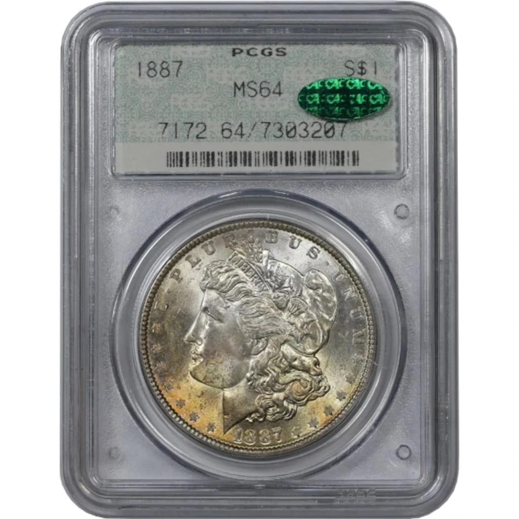 MS 64 Graded 1887 Year Morgan US Dollars (1878-1921) for sale | eBay