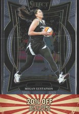 2025 Panini Select WNBA #17 Megan Gustafson Las Vegas Aces