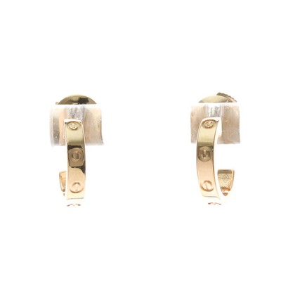 Cartier Baby Love Earrings No Stone White Gold (18K) Half Hoop Ear... BF590616