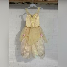Disney Store Princess Belle Beauty and the Beast Costume Dress, Size 9/10