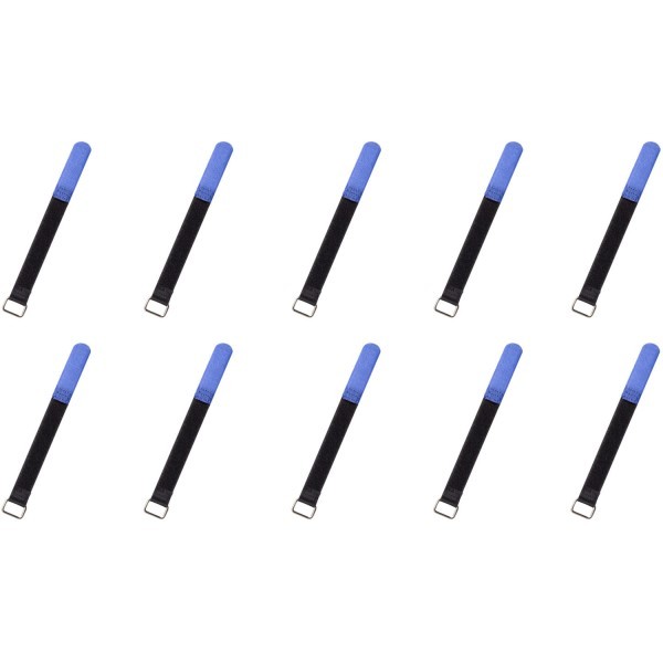 RockBoard Cable Ties - 10 Pack - 20 mm x 200 mm (Blue) | Neu