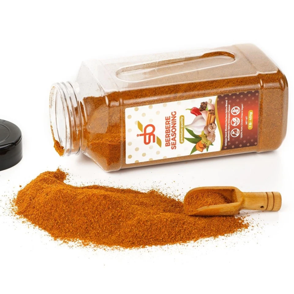 Condimento Berbere 1 lb mezcla de especias etíopes carnes de cocina africanas especias SB Foto 4 de 4