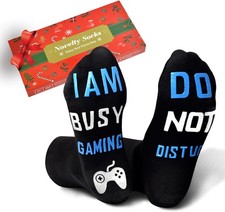 Christmas Stocking Stuffers Gifts for Boys - Funny Gaming Socks Him...
