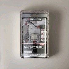 MONSTER iCarPlay Wireless 800 Auto Scanning FM TRANSMITTER for iPhone NIB NEW