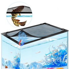 Magnetic Aquarium Fish Tank Cover Lid - Adjustable DIY Netting, Anti-Jump, Escap