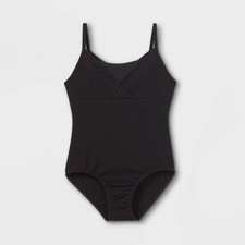 Cat Jack Girls' Black Cami Dance Leotard Size L 10/12