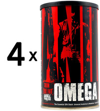 4 x Universal Nutrition Animal Omega - 30 packs (312,49 EUR/kg)