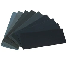 HSYMQ 24PCS Sand Paper Variety Pack Sandpaper 12 Grits 9x3.6 Inch, Assorted 