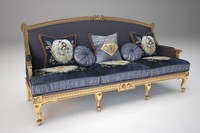 Sofas Couchen Sitz Garnituren Design Club 3Er Sofa Couch Polster 3 Sitzer Textil