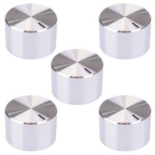 5 x Aluminium Clad 20mm Turning Knob Set Screw K15