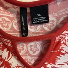 Ladies New Directions XL Red/White Shirt Sleeve Blouse — photo 4