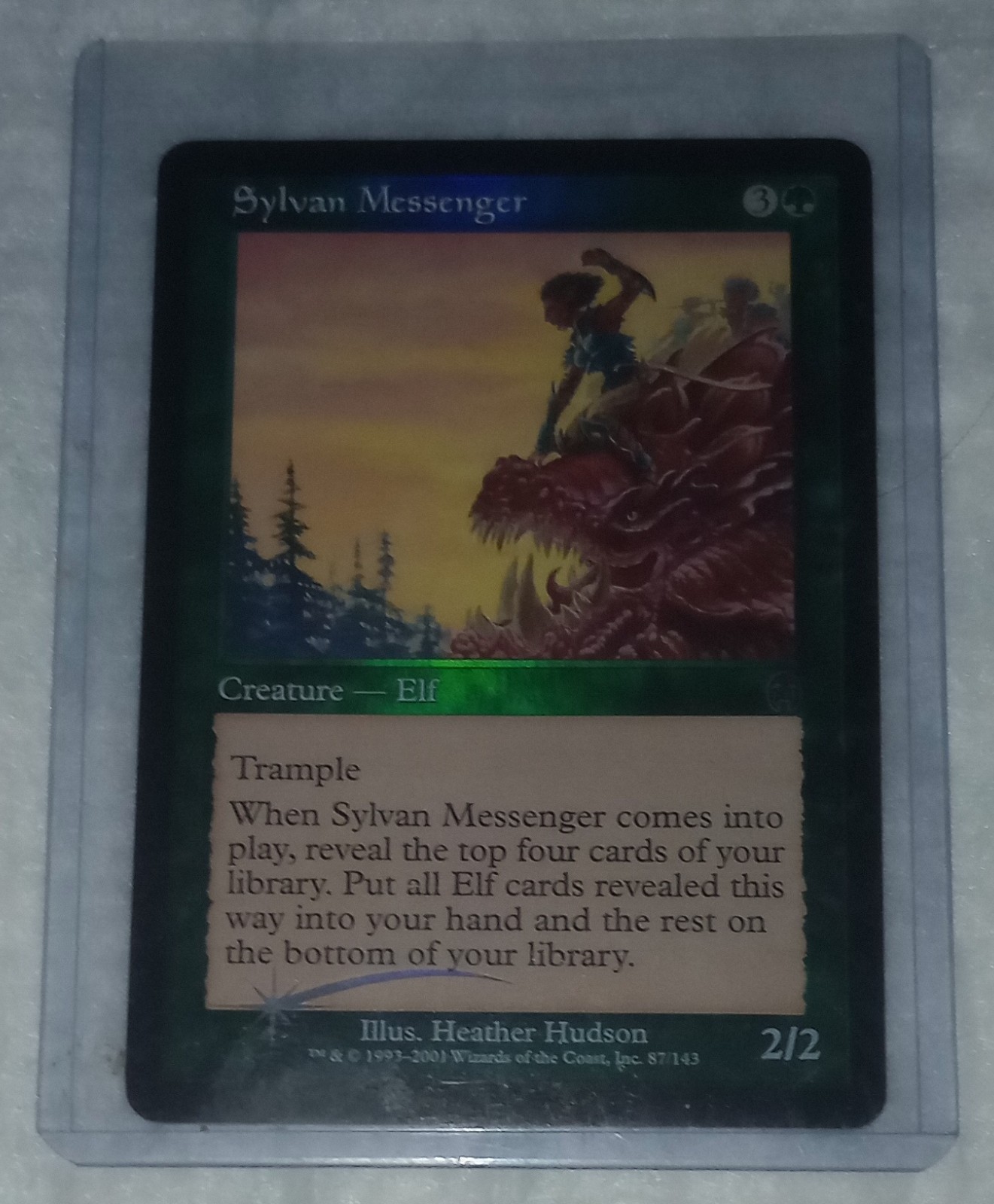 Magic: The Gathering - Apocalypse - Sylvan Messenger - Foil - Rare - NM