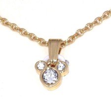 Disney Parks Necklace   Mickey Mouse Head Made with Crystals from Swarovski Bag
