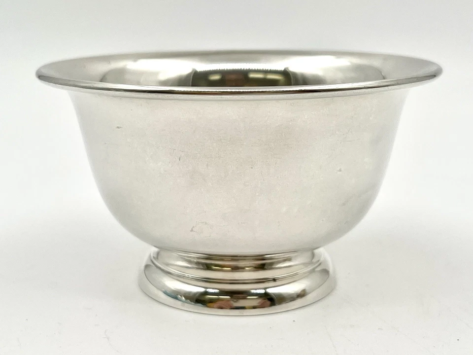 Kirk 925 纯银 2-1/2 英寸小脚酱碗 #175 - 单色 RGG — 第 4/4 张图片