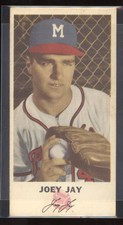 1954 Johnston Cookies Milwaukee Braves Joey Jay #47