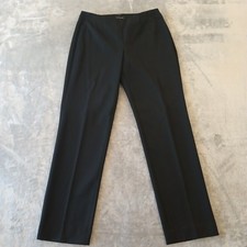 Talbots Curvy Dress Pants Womens Size 6 Black Side Zip 31x30.5 Mid Rise
