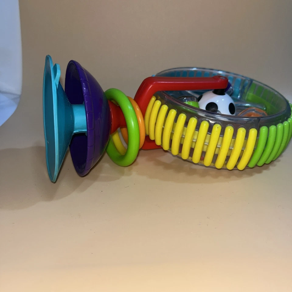 Sassy Wonder Wheel Rattle Table Top Suction Cup Baby Toddler Toy 7” - Image 4 of 4