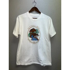 Vintage Sutters Mill Shirt California Gold Discovery White Graphic Tee Large 90s