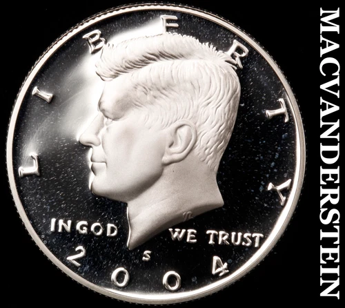2004-S Silver Kennedy Half Dollar - Choice Gem Proof  Lustrous  #i1878