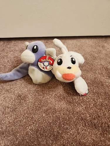 Vintage Pokemon Applause KFC Kid's Toy Seel  Dratini Plush Doll w/ Hang Tag