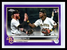 ONEIL CRUZ 2022 Topps Chrome Update  Purple Refractor #USC74 - Rookie Debut 