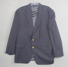 Vintage Polo University Club Ralph Lauren Blazer Mens 46 Blue Wool 90s