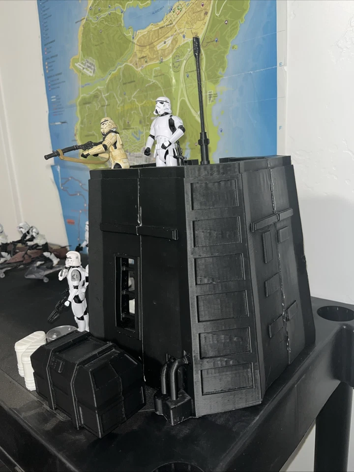 Diorama Imperial Outpost 3.75 inspirado en Star Wars (acciones no incluidas) Foto 2 de 4