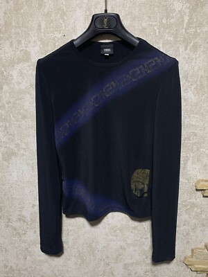 Vintage Versace Chain Medusa Printed Long Sleeve Size XS-S