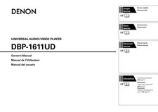Denon DBP-1611UD Lettore Audio/Video Manuale del proprietario