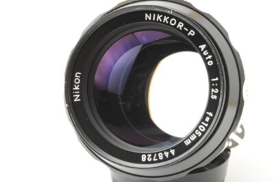 NEAR MINT ] Nikon Non Ai NIKKOR P Auto 105mm F2.5 MF Telephoto