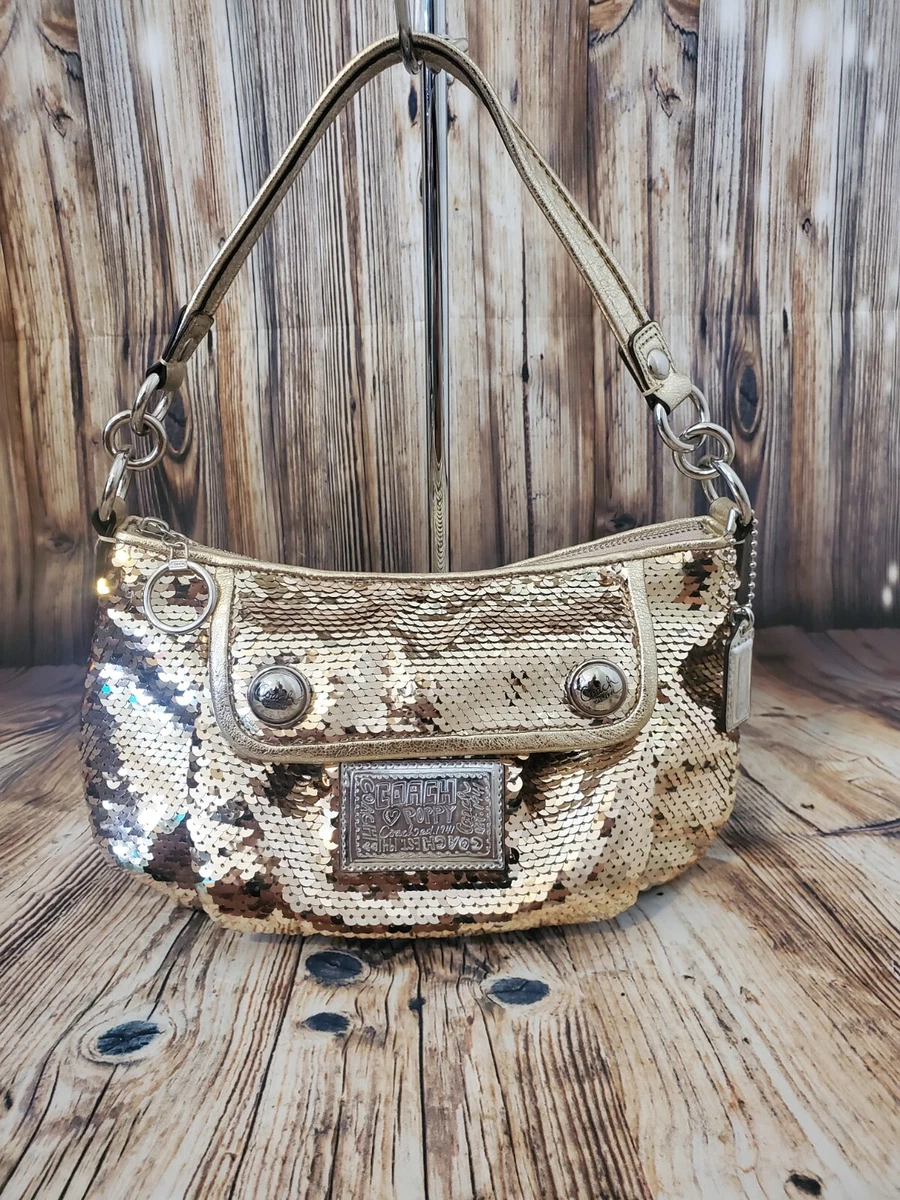 Coach Poppy Sequin shoulder bag | eBay