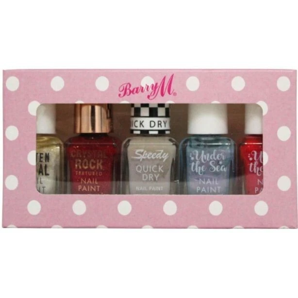 Barry M Nail Polish Paint Gift Set of 5 - Multicolour (5x10ml)