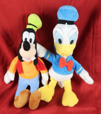 Disney Junior Mickey Mouse Friends Goofy  Donald Duck Stuffed Plush Lot