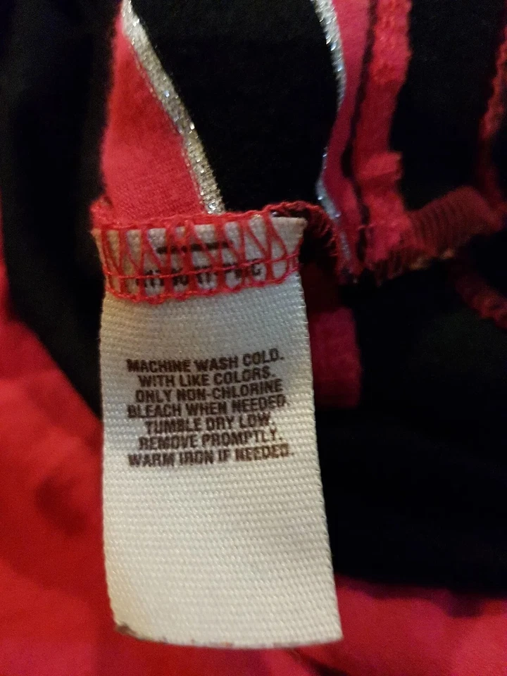 Vestido Route 66 Niñas Talla 10/12 Rosa y Negro Sin Mangas Dobladillo Burbuja Mini Foto 4 de 4