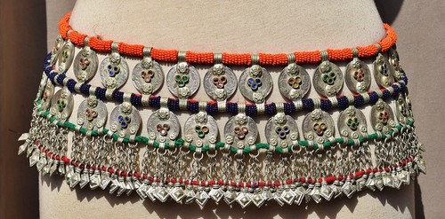 Cinturones de monedas tribales Banjara de colección cinturón afgano cinturón danza del vientre gitano cinturón hippie | eBay