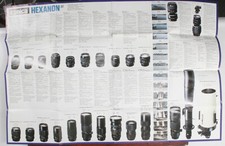 KONICA HEXANON INTERCHANGEABLE LENSES SALES BROCHURE/162743