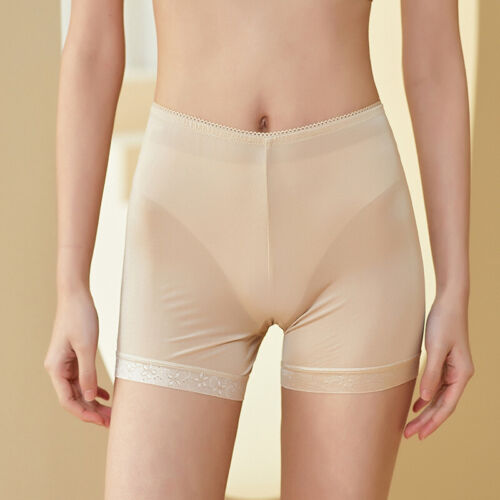 2 Pair Women's Mulberry Silk Underwear Boxer Shorts Briefs Safety Pants Knicker - Picture 1 of 15