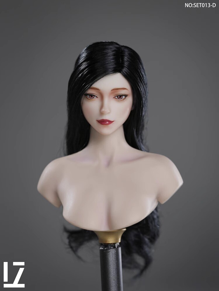 LZ TOYS SET013 1/6 Female Hair Transplant Head Sculpture For