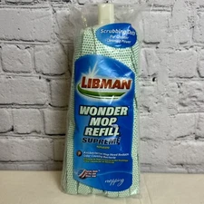 Libman Wonder Mop Refill Supreme Antibacterial Scrubbing Dots Replacement 03006