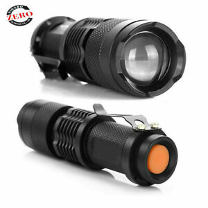 LED Military Grade Tactical Flashlight Super Bright Torch Small Handheld Light
