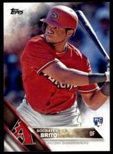 2016 Topps #580 Socrates Brito Arizona Diamondbacks Rookie Card 